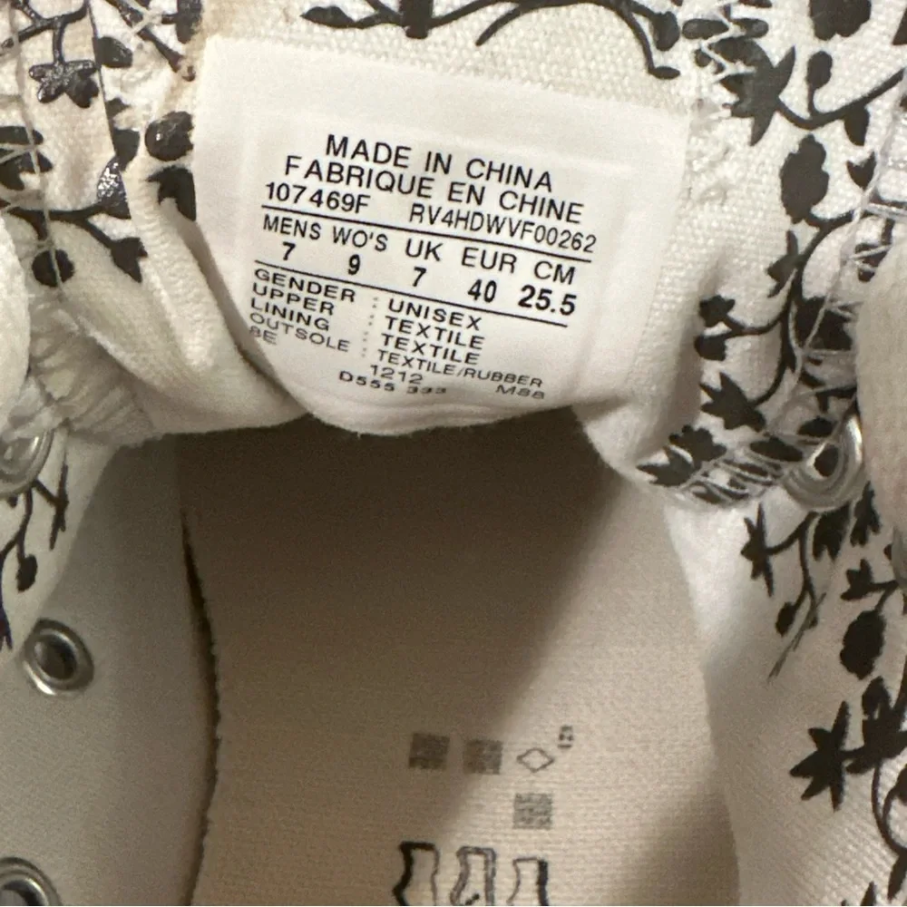 Converse All Star Low Black Women Size 9 Men Size 7 - Picture 8 of 8